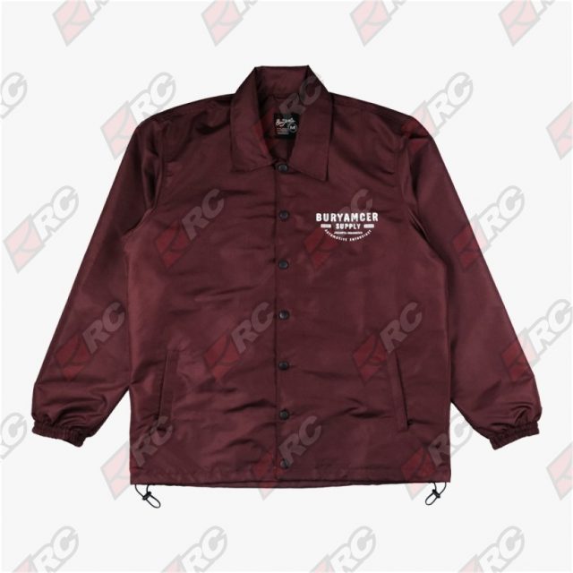 Buryamcer Basic Coach Jacket V2 Maroon Jacket