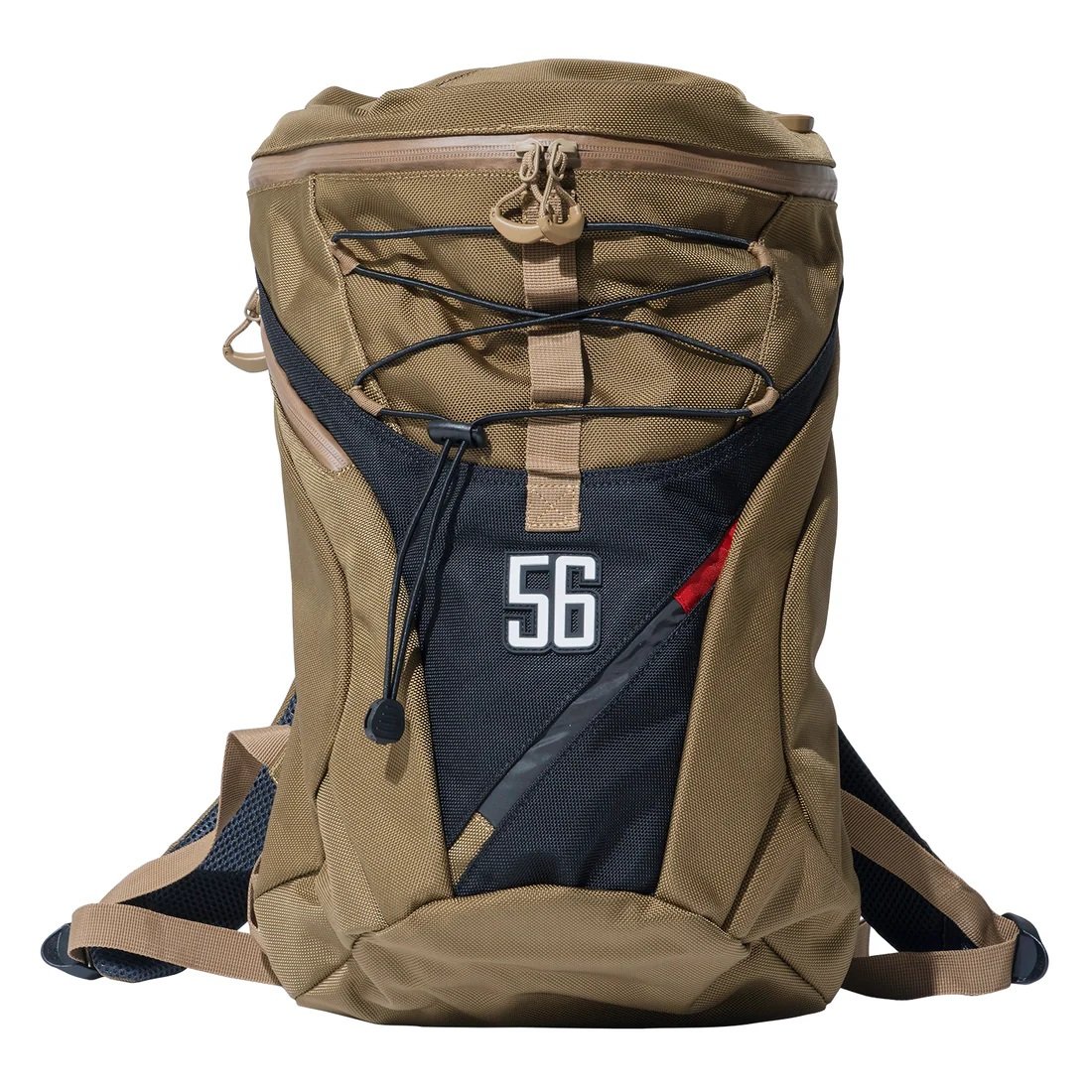 BAG 56design Air Through Back Pack Khaki Black Backpack
