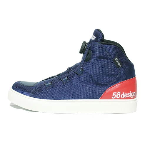 Alternative view of 56design Riding Shoes Navy Red Shoes