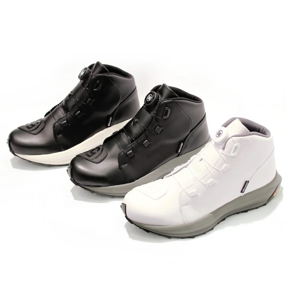 56design Riding Wedge Sole Black Grey Shoes - Image 5