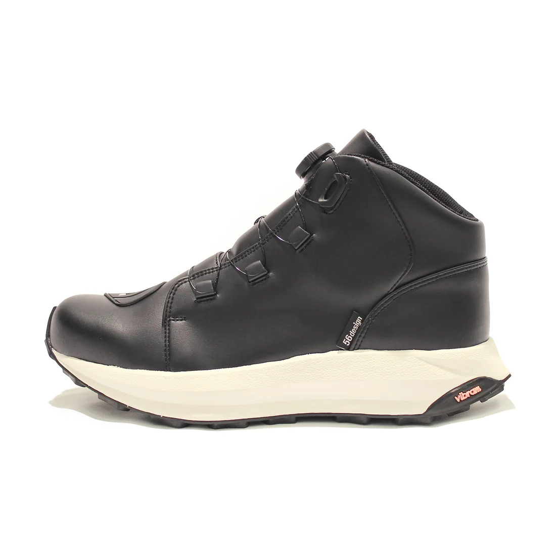 56design Riding Wedge Sole Shoes Black White Sole Shoes - Image 2