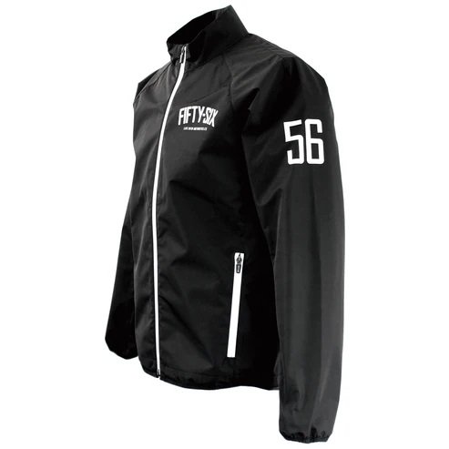 56design Wind Breaker Black Jacket - Image 3