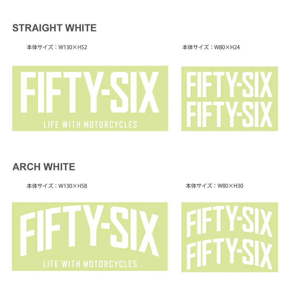 56design Fifty Six Sticker White Sticker
