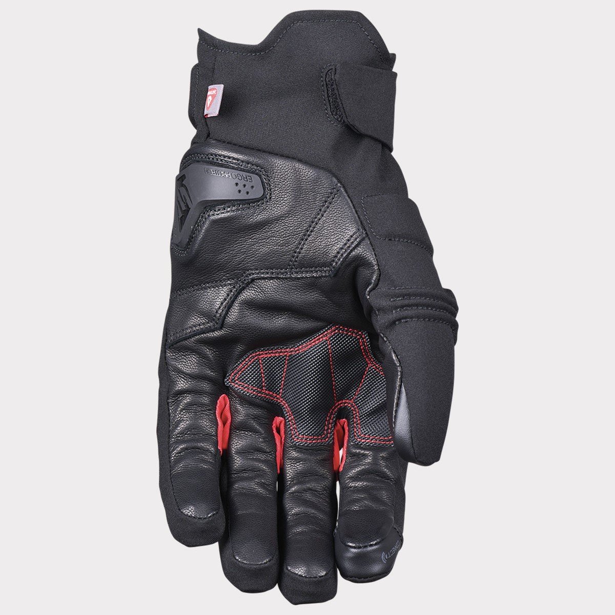 Five Boxer Evo WP Black Fluo Red Gloves - Image 2