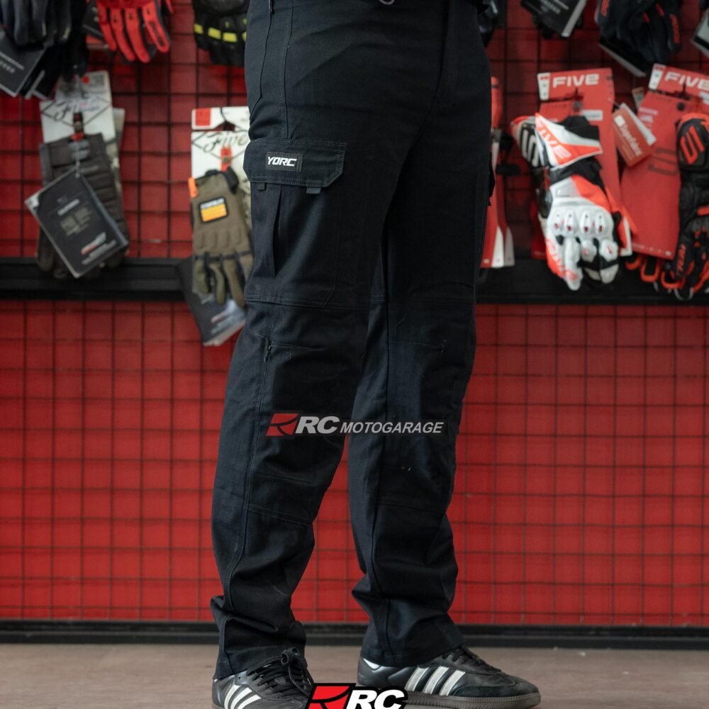 Alternative view of YORC B03-25 Cargo Stride Pants Black Pants
