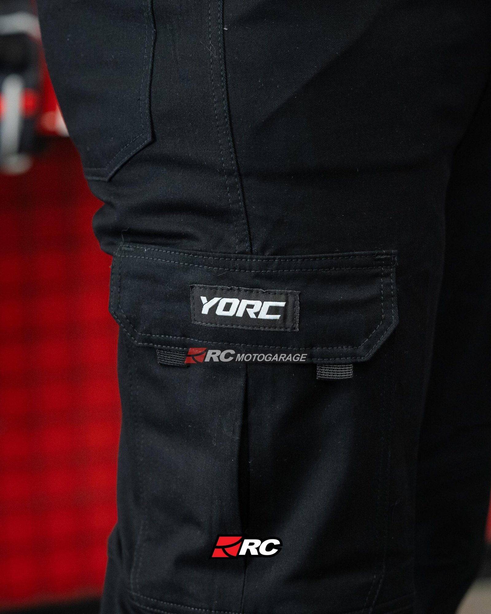 YORC B03-25 Cargo Stride Pants Black Pants - Image 4