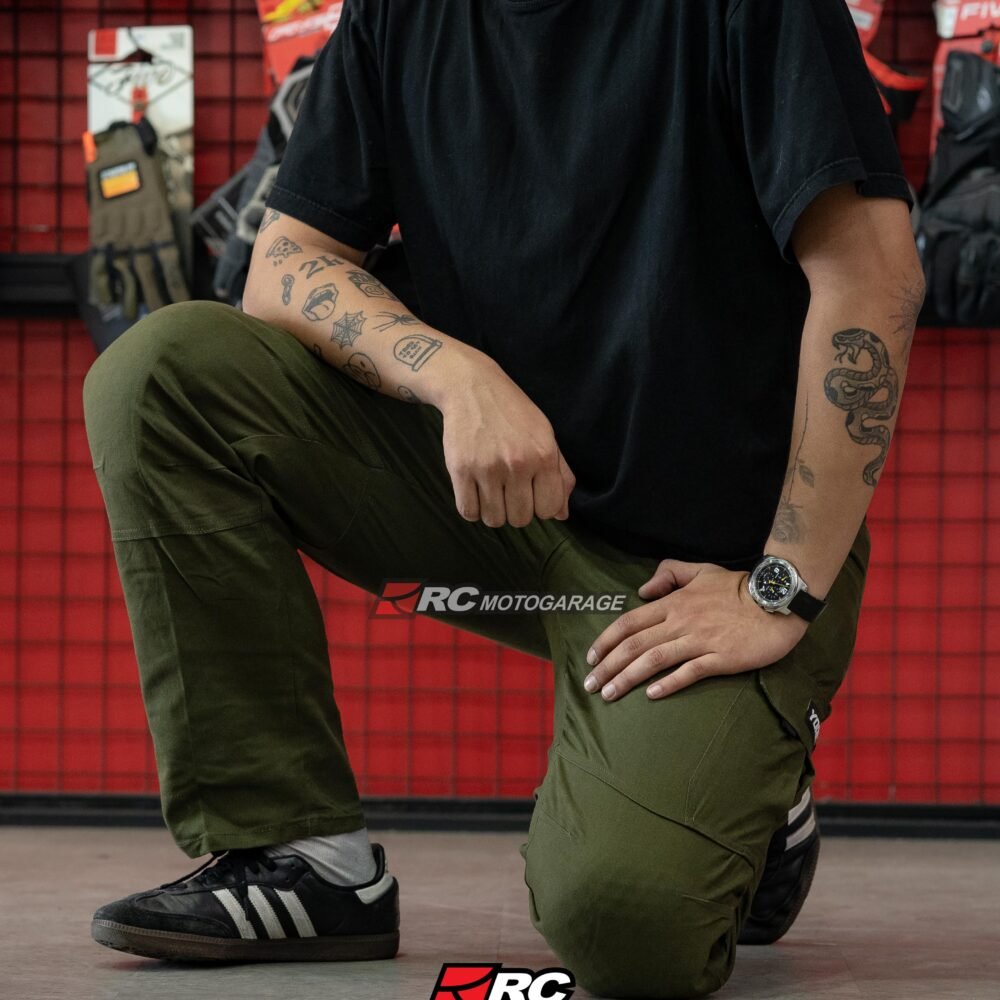 Alternative view of YORC B14-25 Cargo Stride Pants Army Pants