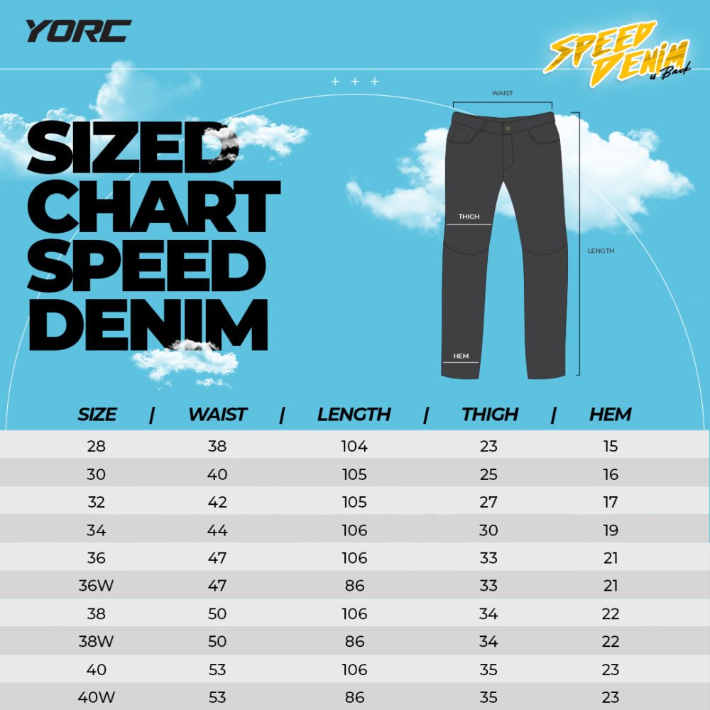 YORC YM06-PN03 Speed Denim V.2 Black Pants - Image 6