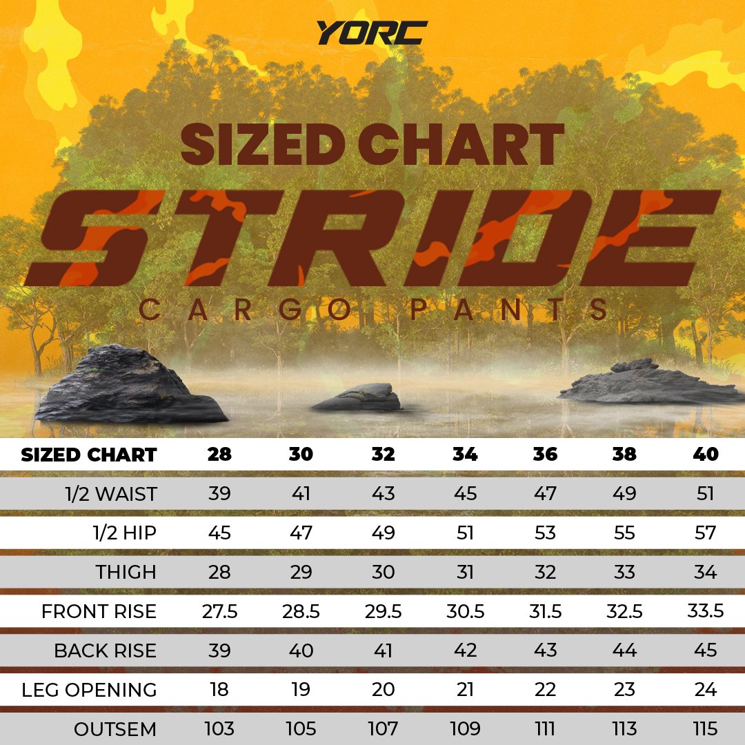 YORC B04-25 Cargo Stride Pants Khaki Pants - Image 5