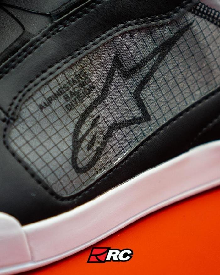 Alpinestars Axiom Boa Asia Black White Red Shoes - Image 3