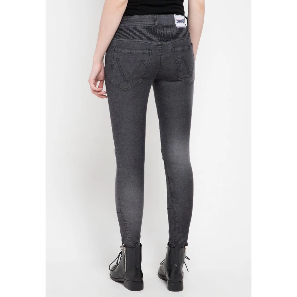 Mopez Awan Denim Women Black Pants - Image 3