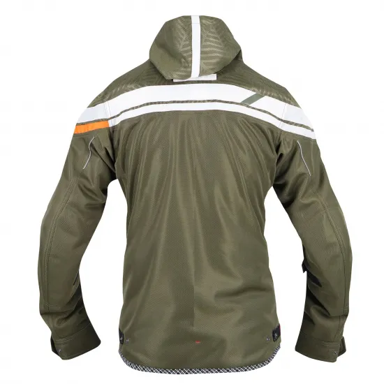 Kushitani KL 2455 Full Mesh Parka Ladies Olive Jacket - Image 2