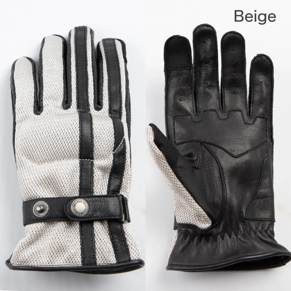 Degner TG-96M Black Beige Gloves - Image 6