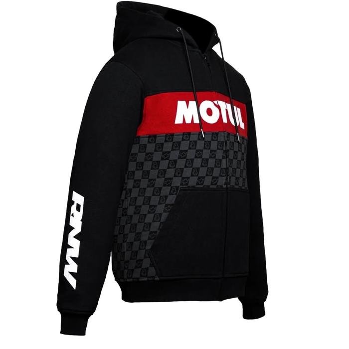 Rabbit and Wheels Zipper Motul Hoodie - Image 3