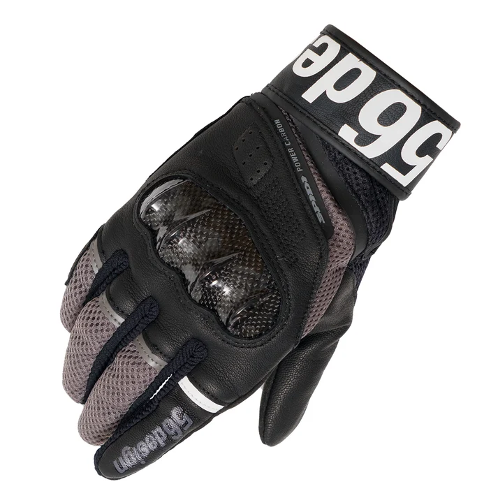 56design Spidi Power Carbon Black Grey Gloves