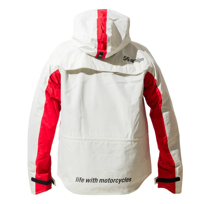 56design Axis White Carmine Red Jacket - Image 2