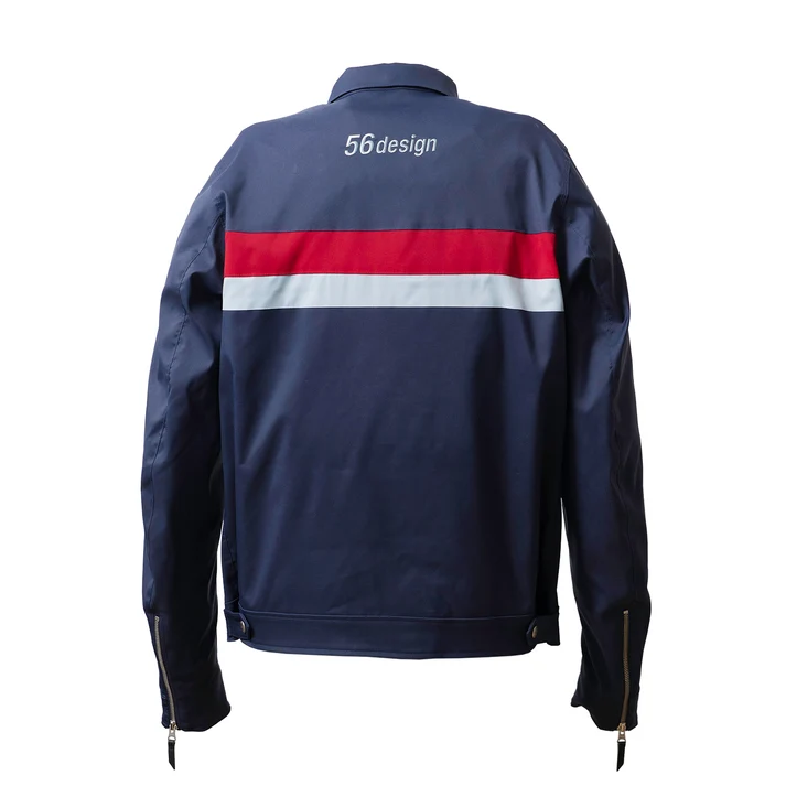 56design Fifties Blouson Navy Jacket - Image 2