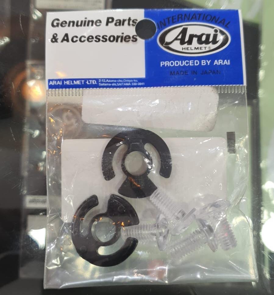 Arai Tour Cross 3 Screw Kit Clear Screws