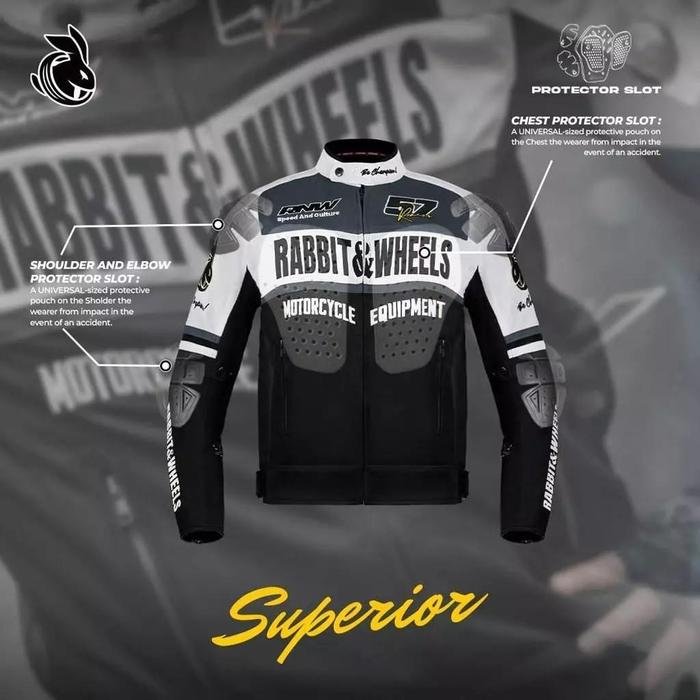 Alternative view of Rabbit and Wheels Devise Grey Jacket