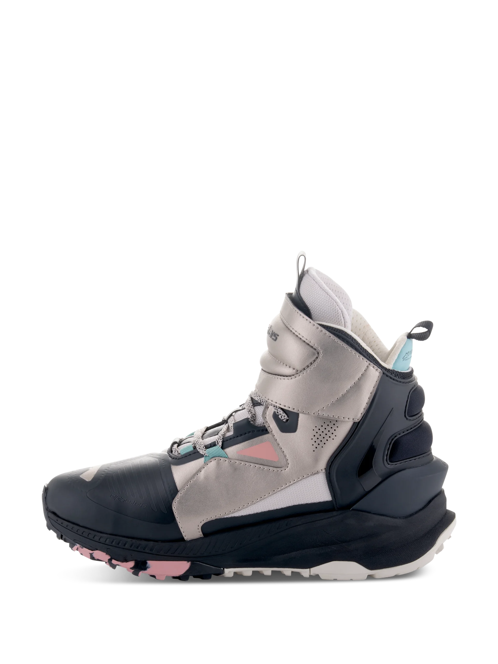 Alpinestars Speedstreet Asia Ecru Coral Black Aqua Shoes - Image 4