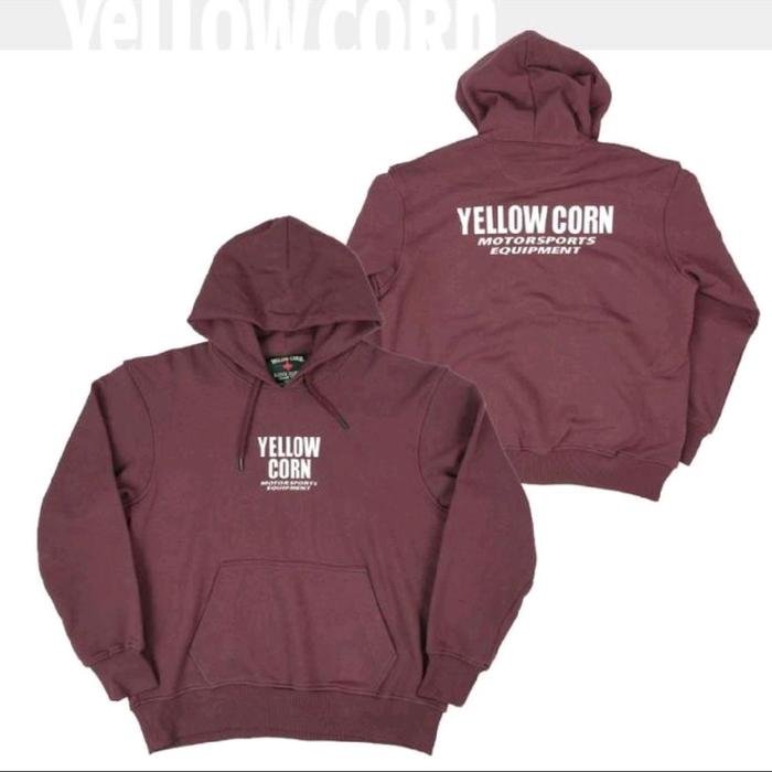 Yellow Corn YT 029 Burgundy Hoodie