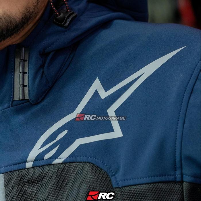 Alpinestars Crew Parka Air Asia Dark Blue Dark Grey Jacket - Image 4