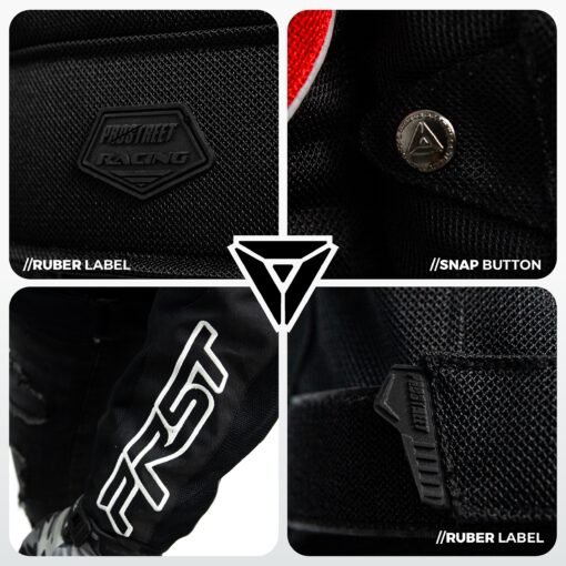 Prostreet Stingray Mesh with Protector Re.Zro Red Jacket - Image 3