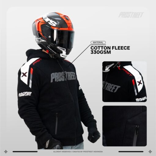Prostreet Dominate Red Hoodie - Image 3