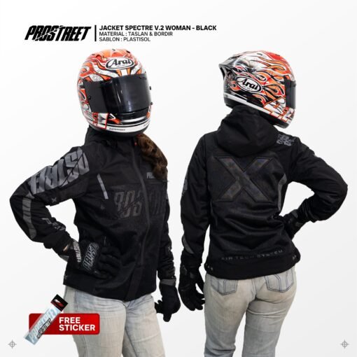 Prostreet Woman Spectre Air Tech System V2 with Protector Black Jacket - Image 3