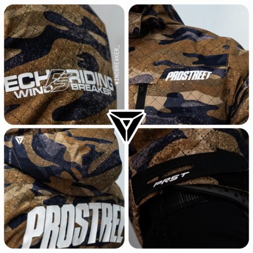 Prostreet Windbreaker Eclipse with Protector Camo Dessert Jacket - Image 4