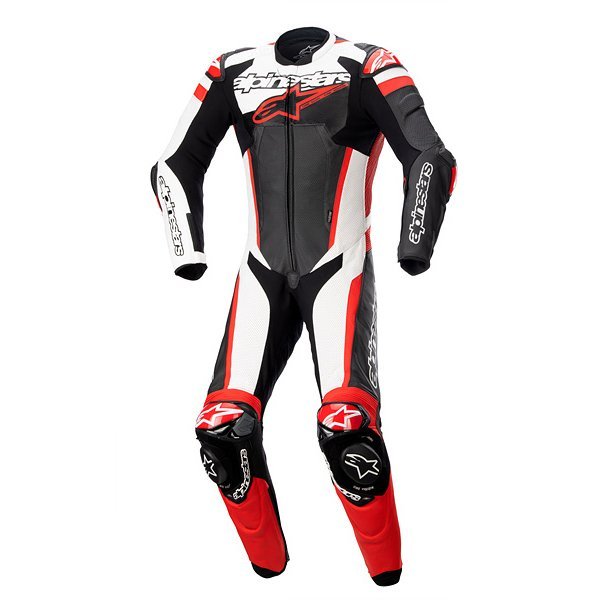 Alpinestars GP Ignition Asia Leather Suit Black White Bright Red Suit