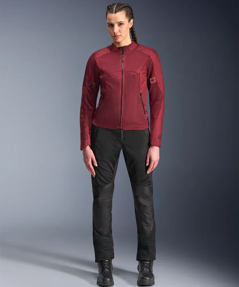 Alpinestars Stella C1 Air Burgundy Jacket - Image 3