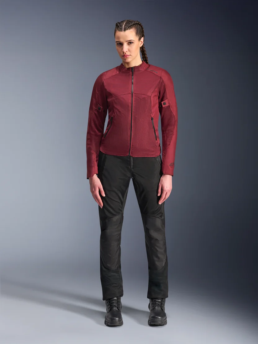 Alpinestars Stella C1 Air Burgundy Jacket - Image 3