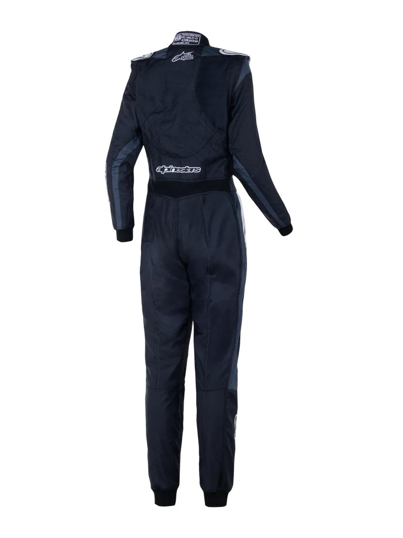 Alpinestars Stella GP Pro Comp V2 Suit FIA Black Asphalt White Suit - Image 2