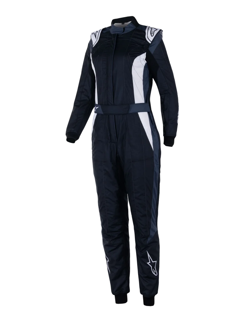 Alpinestars Stella GP Pro Comp V2 Suit FIA Black Asphalt White Suit