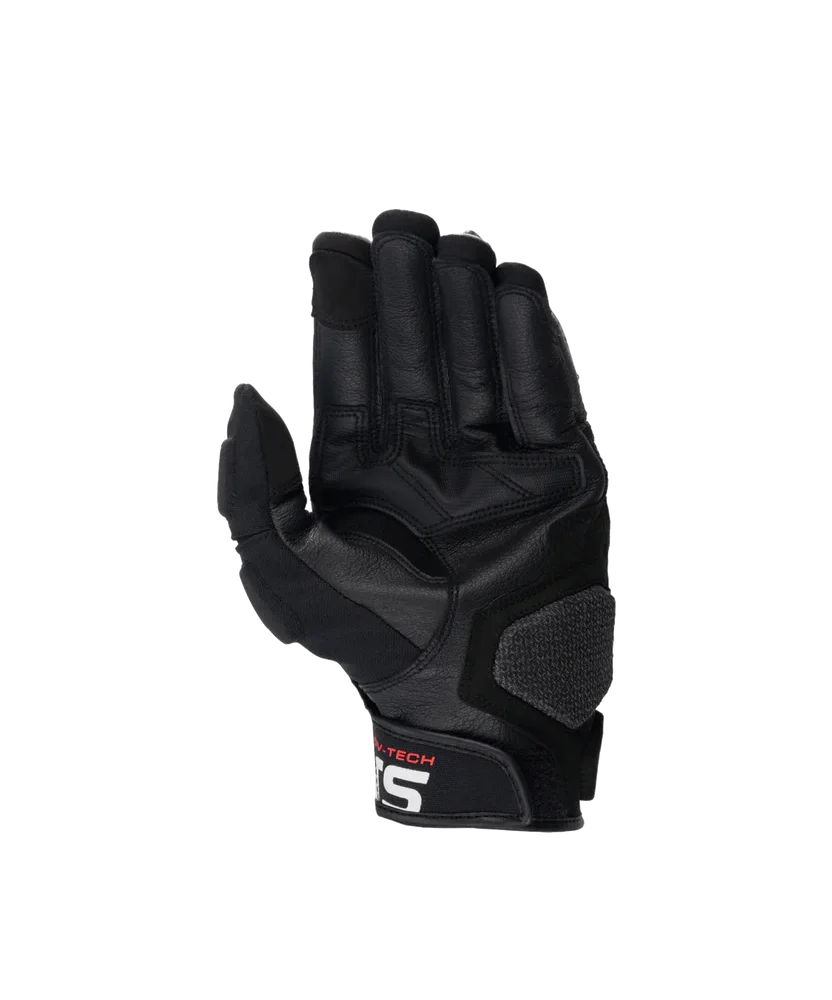 Alternative view of Alpinestars Halo Leather Black White Gloves