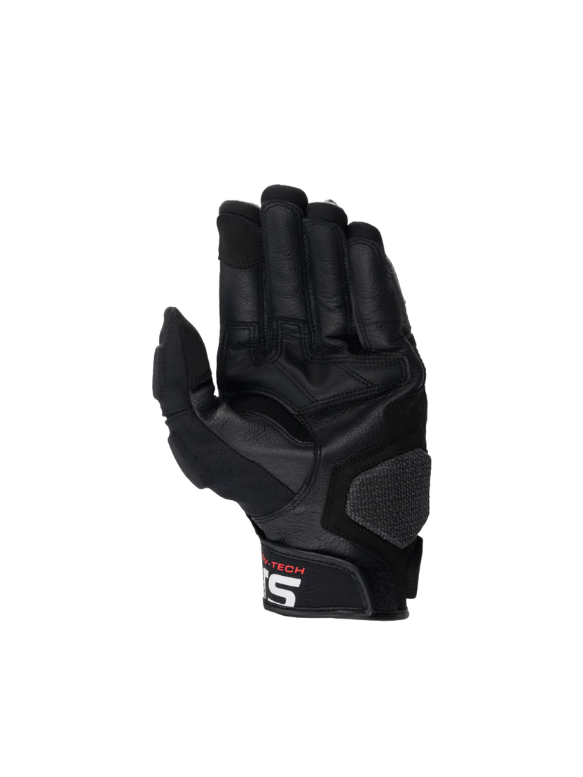 Alpinestars Halo Leather Black White Gloves - Image 2