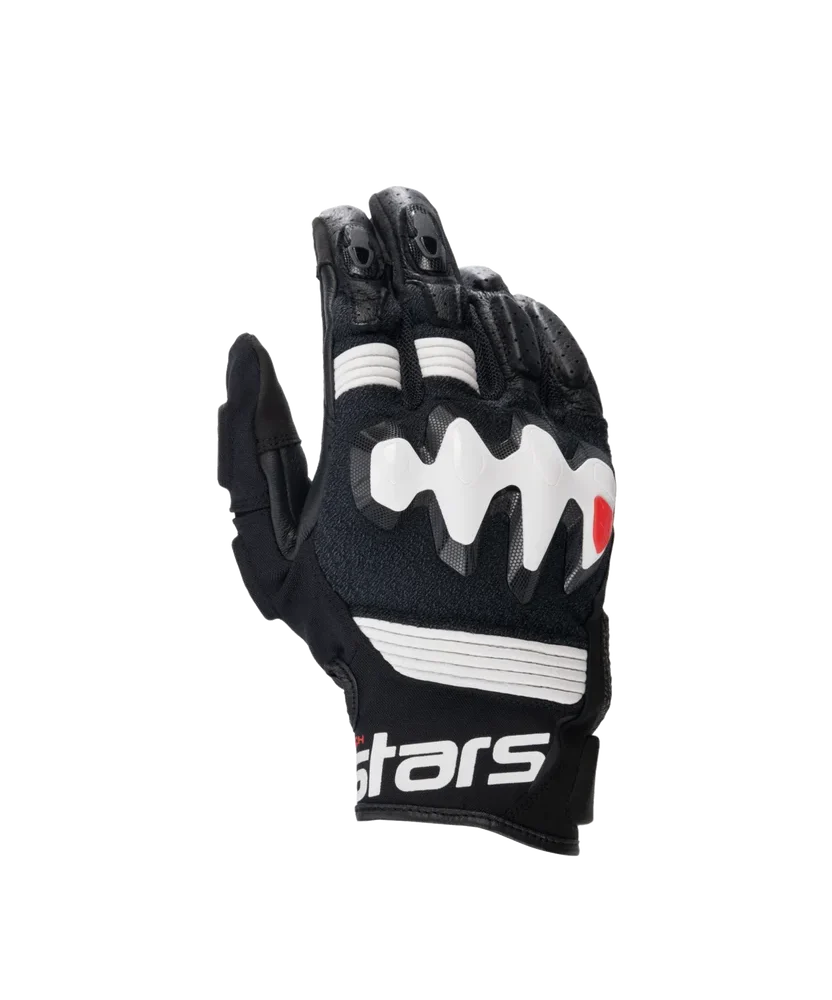 Alpinestars Halo Leather Black White Gloves