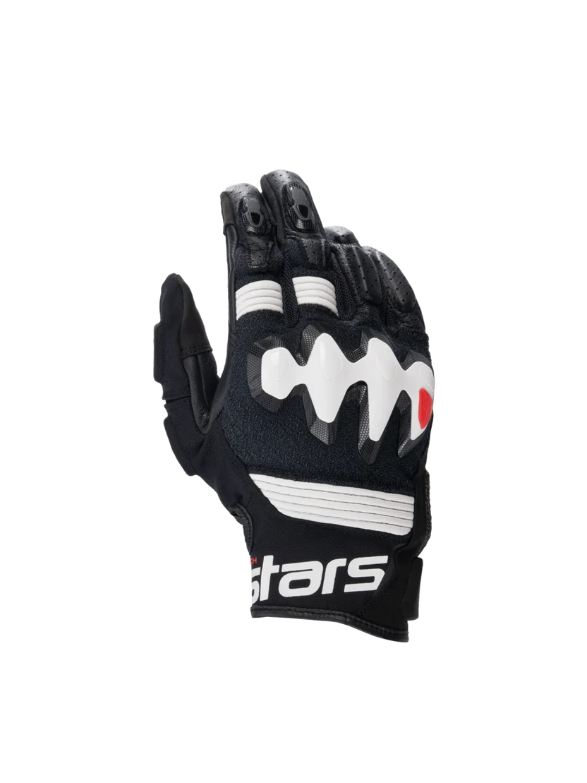 Alpinestars Halo Leather Black White Gloves
