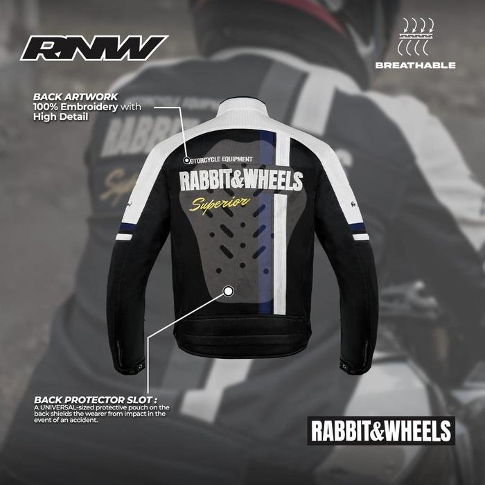Rabbit and Wheels Devise Navy Jacket - Image 4