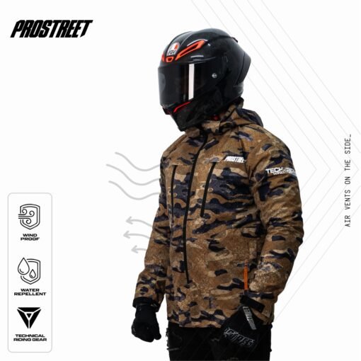Prostreet Windbreaker Eclipse with Protector Camo Dessert Jacket - Image 3