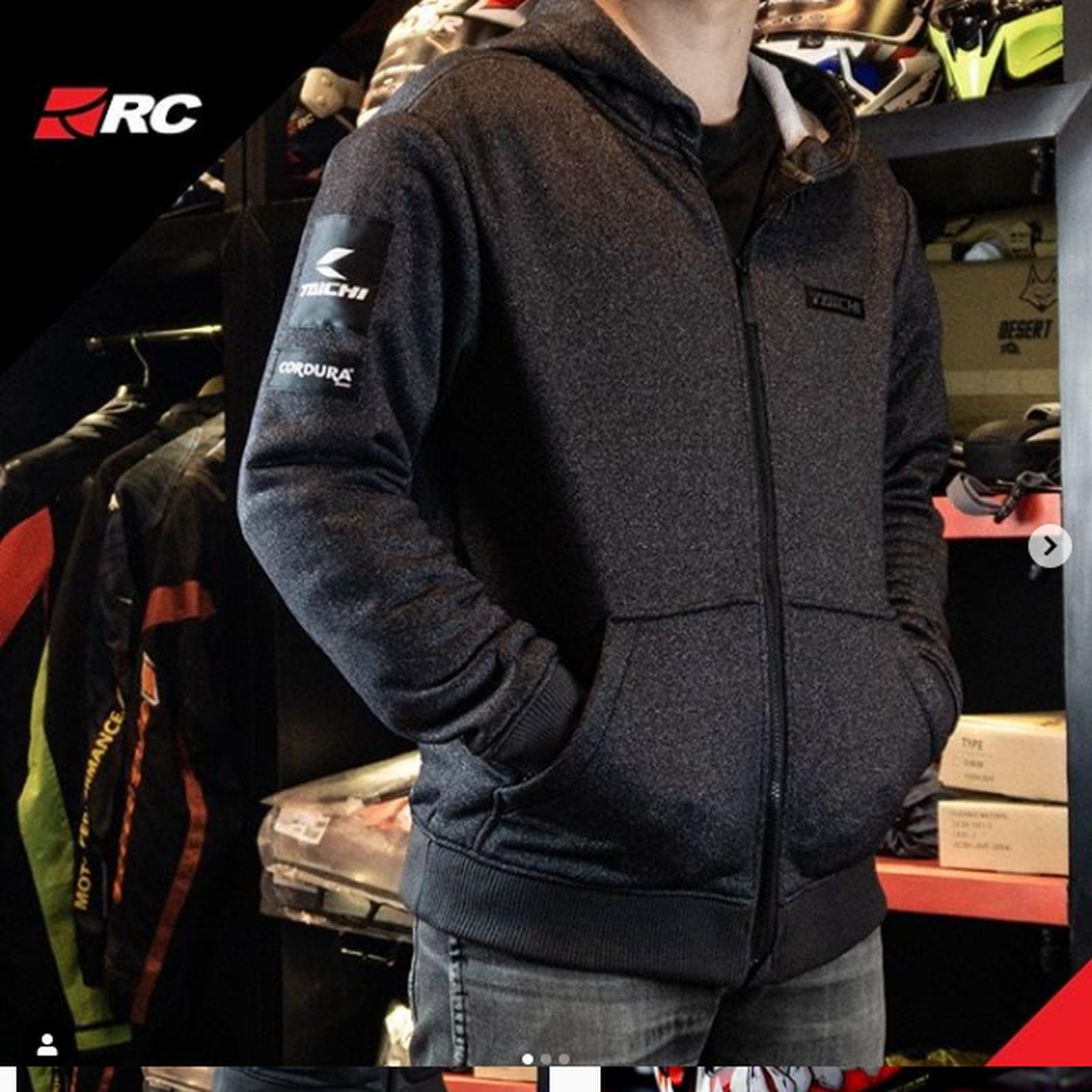 RS Taichi RSJ 330 Cordura Hoodie Charcoal Jacket
