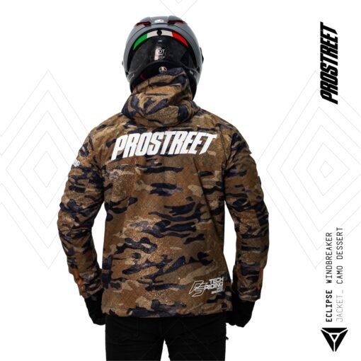Prostreet Windbreaker Eclipse with Protector Camo Dessert Jacket - Image 2