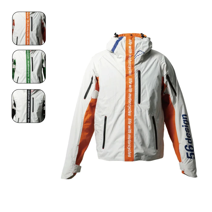 56design Axis White Orange Jacket - Image 2