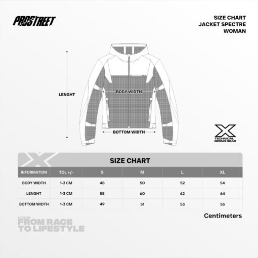 Prostreet Woman Spectre Air Tech System V2 with Protector Black Jacket - Image 5