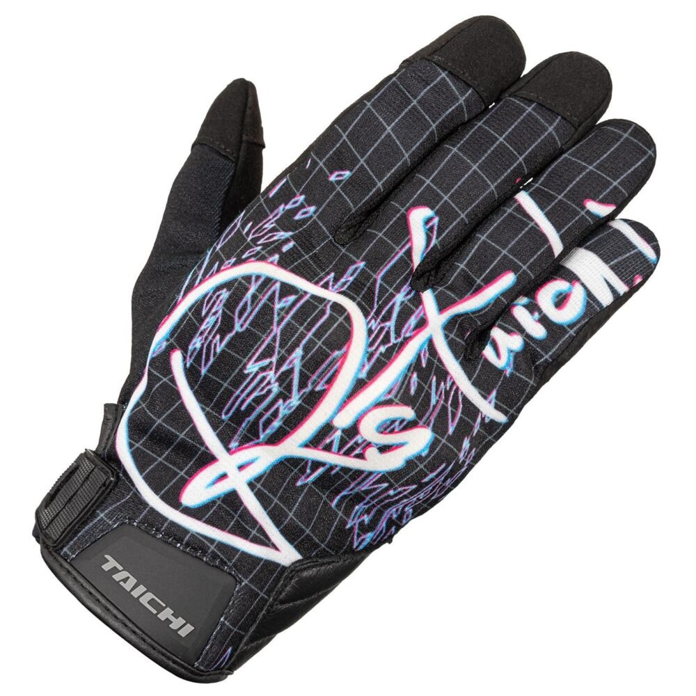 RS Taichi RST 462 Urban Air Logo Neon Gloves