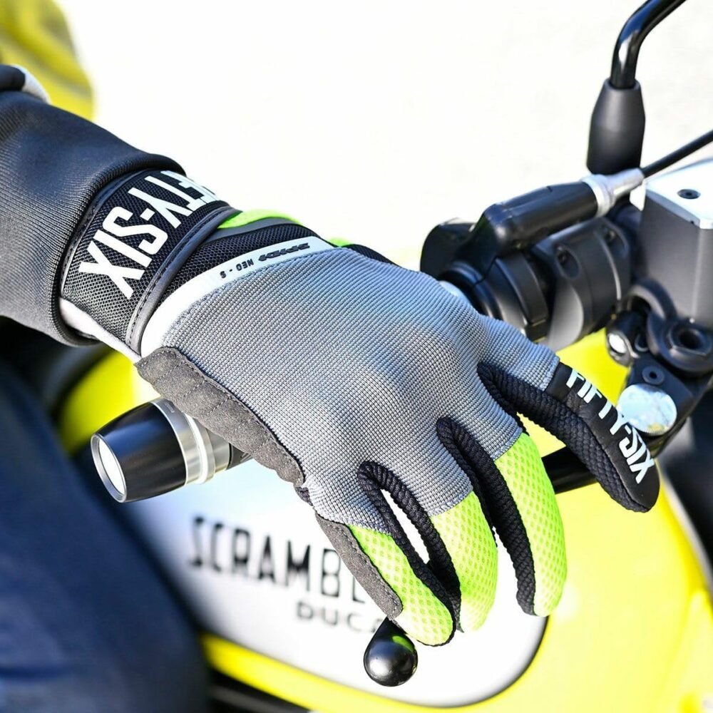 Alternative view of 56design Spidi Neo-S Black Grey Yellow Gloves