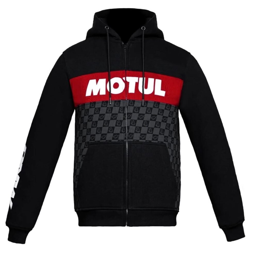 Alternative view of Rabbit and Wheels Zipper Motul Hoodie