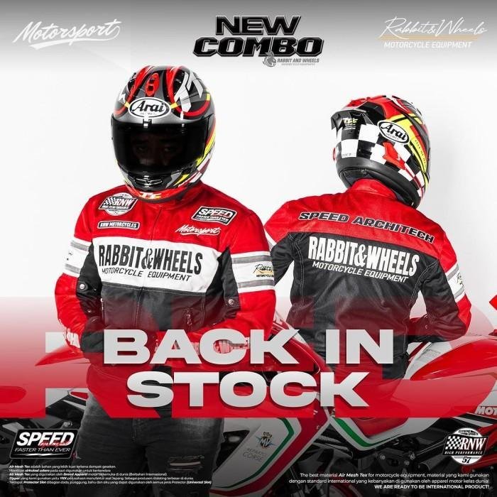 Rabbit and Wheels New Combo Red Jacket