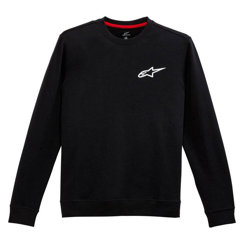 Alpinestars Ageless Chest Crew Fleece Black Hoodie